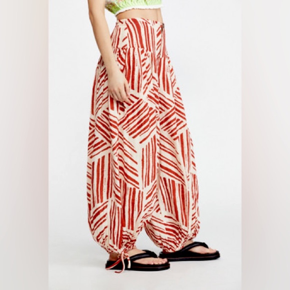 Free People Patterned Balloon Pants